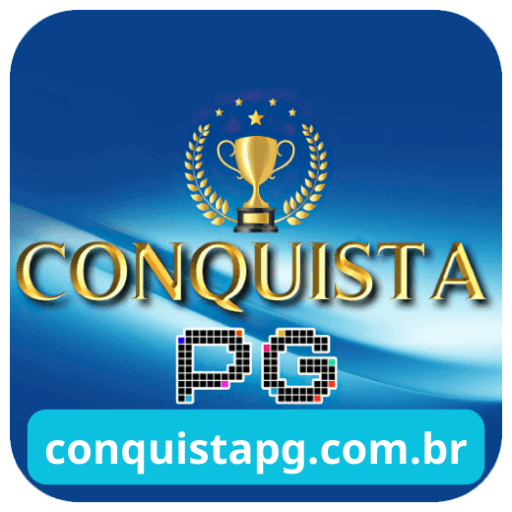 Imagem promocional da CONQUISTAPG mostrando a plataforma e suas vantagens