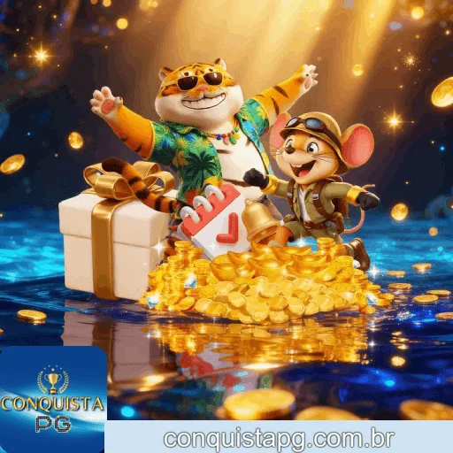 Imagem promovendo prêmios incríveis para quem joga na ConquistaPG